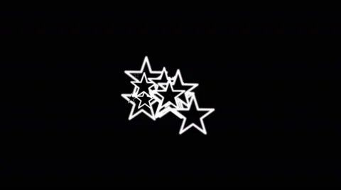 4k Five-pointed star,particle fireworks art geometry pattern background. Stock Footage 57677457