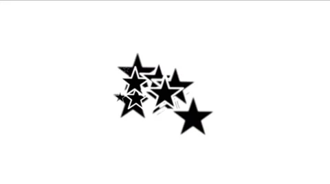 4k Five-pointed star,particle fireworks art geometry pattern background. Stock Footage 57687868