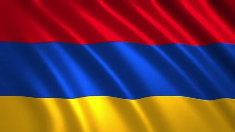 4k flag of Amenia Stock Footage 96264932