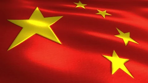 4K flag of China Stock Footage 96259349