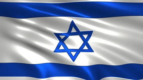 4K flag of Israel Stock Footage 96469176