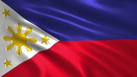 4K flag of Philippine Stock Footage 96473916