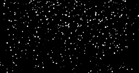 4K Flake - Snowflake Animation - Black Background Video stock 120068557
