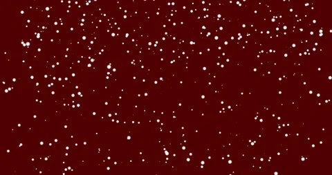 4K Flake - Snowflake Animation - Red Background Stock Footage 120069570