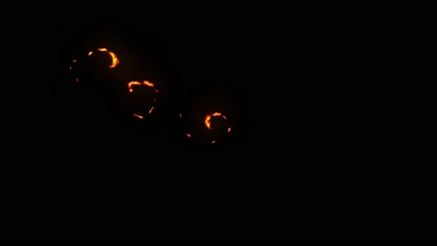 4k flash fx fire elemets set. 库存影片 144676990