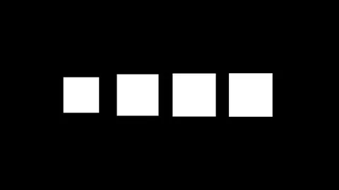 4k Flat Design Square Simple Preloader Stock Footage 95795728