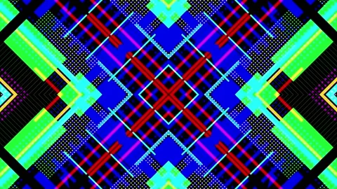 4k Flicker Abstract Lines Vl Loop 5 Video stock 191497882