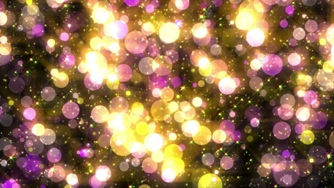 4k Flicker Bokeh Particles. Festive Background 库存影片 166531604