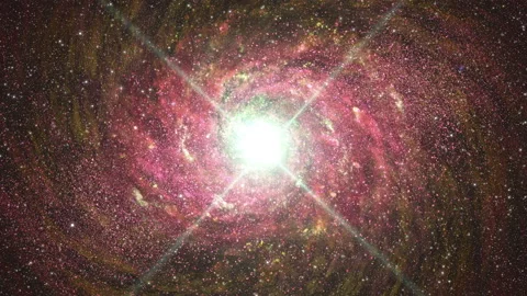 4k Flight to Big Star Galaxy 스톡 동영상 149848749