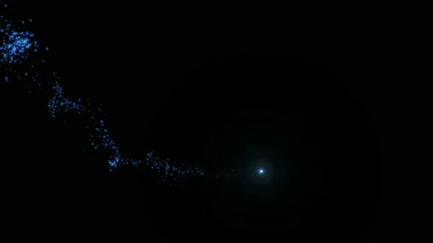 4K Flight of bokeh particles. Magical shimmering light. Stock Footage 119730144