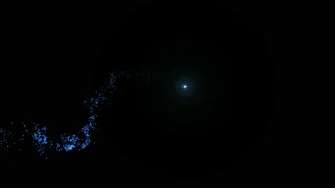 4K Flight of bokeh particles. Magical shimmering light. Stock Footage 119730163