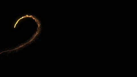 4K Flight of gold bokeh particles. Magical shimmering light Stock Footage 120048877