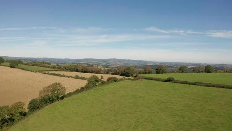 4K Flight Over Rural Devon Video stock 117054184