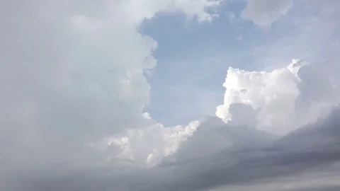 4K Floating Clouds with a Smooth Transition to White Stock Footage 81569863