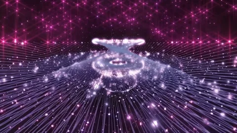 4k Floating Space Stars Motion Background Video stock 328545180