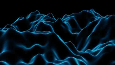 4k Fluid particles. Liquid glowing multicolor neon dust. Fluid animation. Video stock 260371009