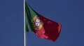 4k Fluttering Portugal flag close up at blue sky 4k or 4k+ Resolution