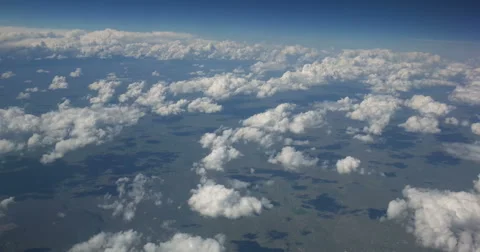 4K Flying above the clouds Stock Footage 54782204