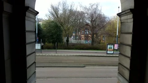 4K Flying through the arch on a drone. Amsterdam, Netherlands 2023 Stock Footage 234352548