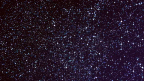 4k Flying Through Space Stardust Stock Footage 125428580