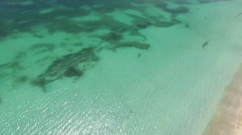 4K Focused on Clear Ripples Stock Footage 63473033