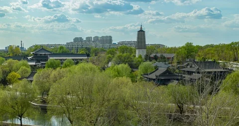 从屋顶 4K 的角度看，斯图帕 Stock Footage 129248568