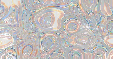 4K Footage Abstract Background Rainbow Chromatic Liquid Stock Footage 122306768