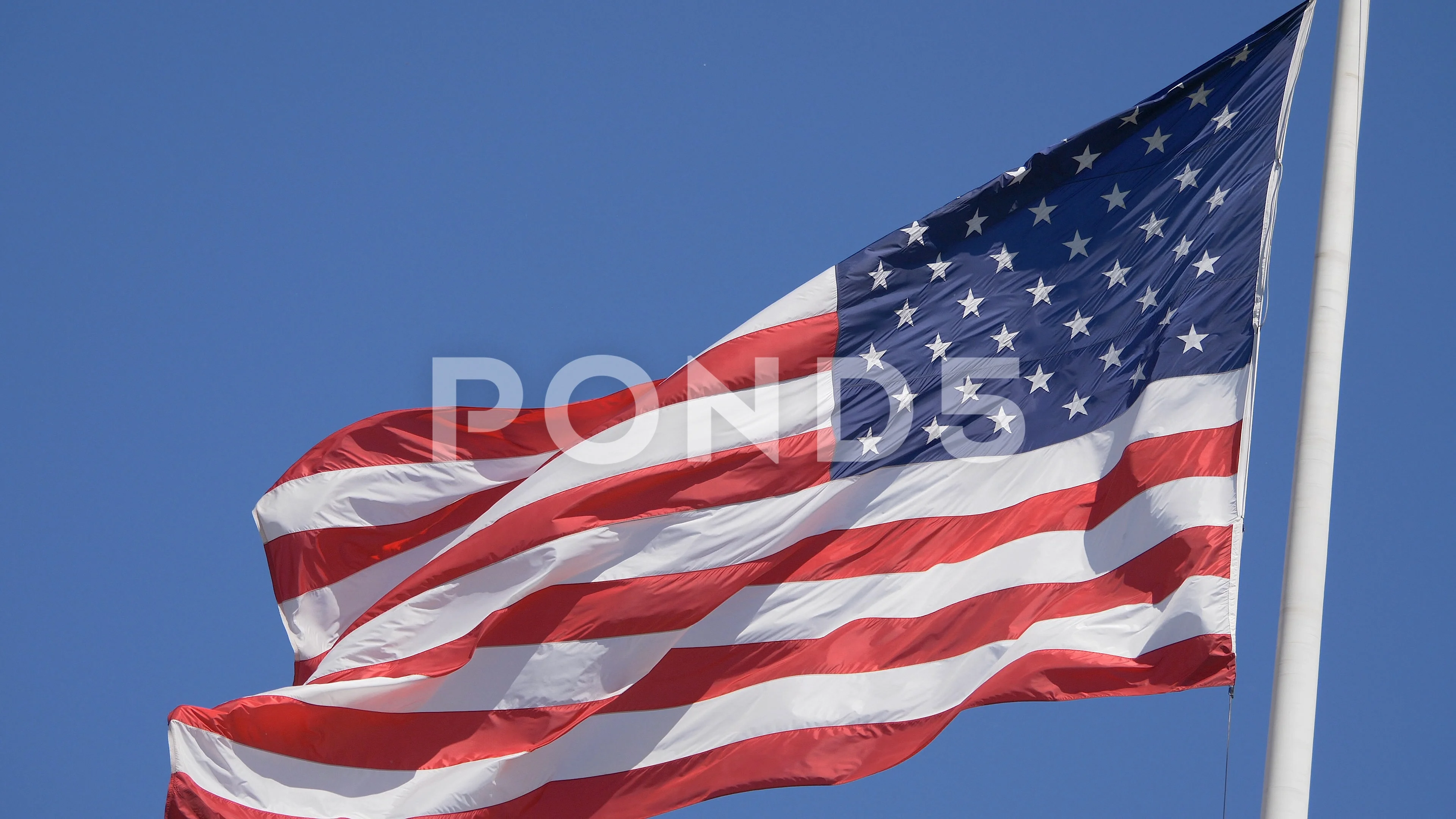 4k footage of american flag waving in bl stock video pond5 pond5