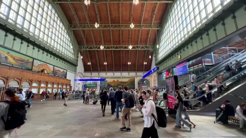 4K Footage – Basel SBB Train Station, Switzerland – June 14, 2024 Stock Footage 306014633