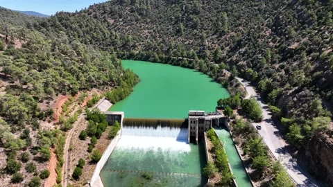 4k footage of the dam Stock Footage 311010092