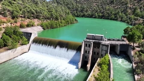 4k footage of the dam Stock Footage 311010416