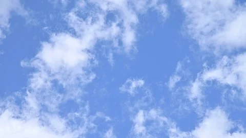 4K Footage of motion of clouds , blue sky Stock-Footage 118918979