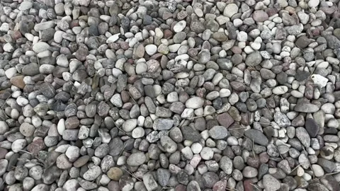 4k footage of Pebbles Background Moving Stock Footage 197169607