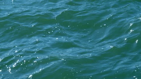 4K footage of restless water Stock Footage