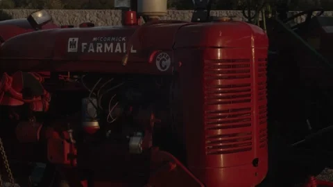 4K Footage of Tractor Stockbeeldmateriaal 142046149
