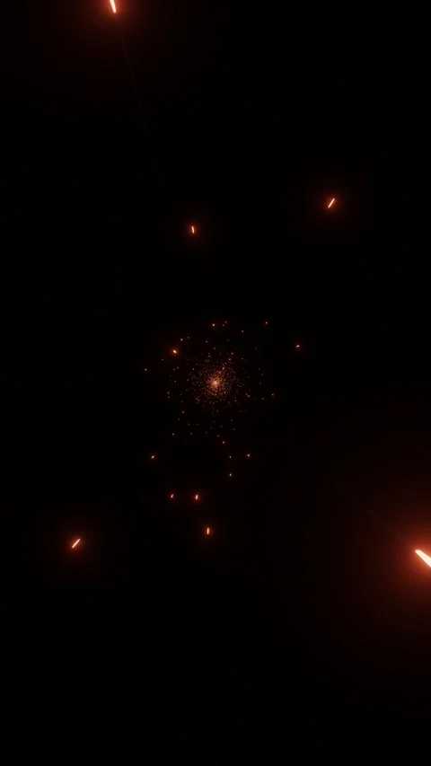 4k Footage vertical. Particle effects or space travel. 動画素材 270190341