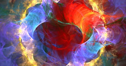 4K format abstract circular texture seamless looping fractal Video stock 53323234