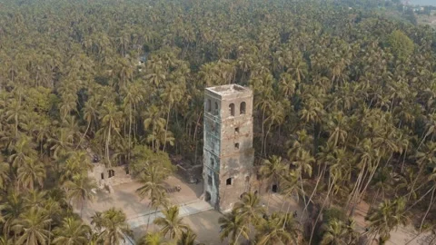 4k Fort Aerial View  Stock Footage 161624076