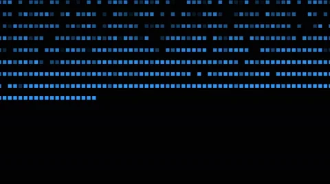 4k fragment block debris scan data information password technology particle. Video stock 64958024