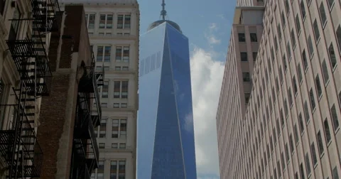 4k Freedom Tower Time Lapse Stock Footage 65389228