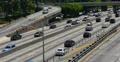 4K Freeway Traffic 31 LA Downtown 4k or 4k+ Resolution
