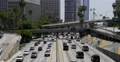 4K Freeway Traffic 49 LA Downtown 4k or 4k+ Resolution