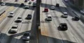 4K Freeway Traffic 52 LA Downtown 4k or 4k+ Resolution