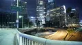 4K Freeway Traffic Time Lapse 05 LA Downtown 110 Freeway Zoom In 4k or 4k+ Resolution