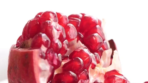 4k ; Fresh Red Ruby Fruit Rotating Stock Footage 97368611