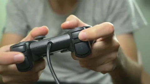 4K Frustrated Gamer Trowing Controller Stock Footage 44430229