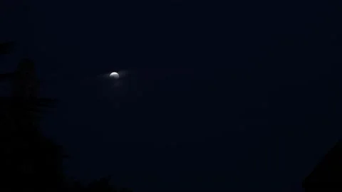 4k Full Moon Time lapse Stock Footage 161819791