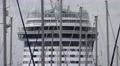 4k Funchal harbor zoom cruise ship bridge in Madeira 4k or 4k+ Resolution