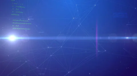 4K: Future Network. Pieces Of Computer Codes And Programming Language Connected Stock Footage 53159221