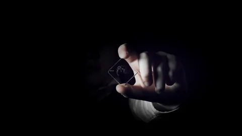 4K Future Transparent Smart Nano Device with Animation Stock Footage 88066518